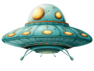 Cute Ufo Vinyl Car Decal Sticker – Waterproof & UV-Resistant 8" Cute Ufo Vinyl Car Decal Sticker – Waterproof & UV-Resistant 8"