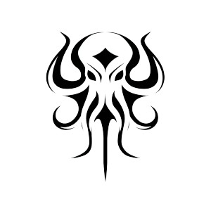 Mindflayer Symbol Vinyl Car Decal Sticker – Waterproof & UV-Resistant 8"