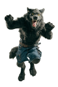 Hunting Werewolf Vinyl Car Decal Sticker – Waterproof & UV-Resistant 8"