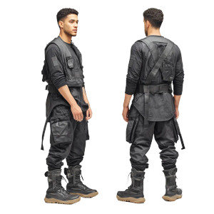 Techwear Model Vinyl Car Decal Sticker – Waterproof & UV-Resistant 8"