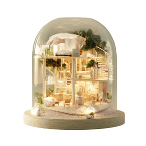 Miniature Luxury Scenes Vinyl Car Decal Sticker – Waterproof & UV-Resistant 8"