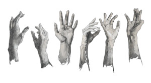 Realistic Female Hands Vinyl Car Decal Sticker – Waterproof & UV-Resistant 8"