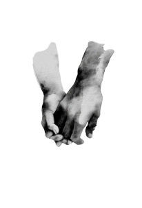 Holding Hands V2 Vinyl Car Decal Sticker – Waterproof & UV-Resistant 8" Holding Hands V2 Vinyl Car Decal Sticker – Waterproof & UV-Resistant 8"