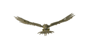 Mechanical Bird Soaring Vinyl Car Decal Sticker – Waterproof & UV-Resistant 8"