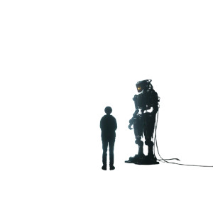 Raging Robot Silhouette Vinyl Car Decal Sticker – Waterproof & UV-Resistant 8"