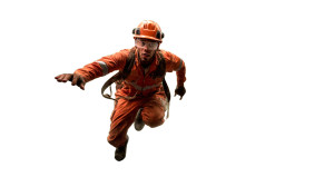 Adventurous Construction Worker Vinyl Car Decal Sticker – Waterproof & UV-Resistant 8"