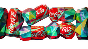 Hexahedral Coca-Cola Cans Vinyl Car Decal Sticker – Waterproof & UV-Resistant 8"