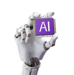 Ai Robotic Hand Vinyl Car Decal Sticker – Waterproof & UV-Resistant 8"