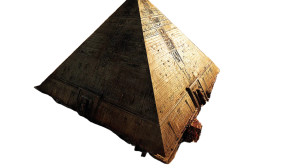 Ancient Pyramid Glow Vinyl Car Decal Sticker – Waterproof & UV-Resistant 8"