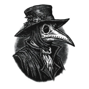 Plague Doctor Tattoo Vinyl Car Decal Sticker – Waterproof & UV-Resistant 8" Plague Doctor Tattoo Vinyl Car Decal Sticker – Waterproof & UV-Resistant 8"