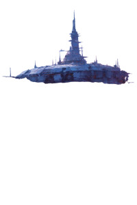 Derelict Space Station Vinyl Car Decal Sticker – Waterproof & UV-Resistant 8"