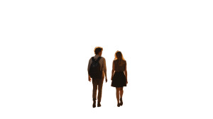 Romantic Rome Couple Vinyl Car Decal Sticker – Waterproof & UV-Resistant 8"