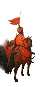 Ottoman Cavalryman View Vinyl Car Decal Sticker – Waterproof & UV-Resistant 8"