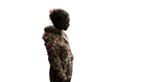 Floral Dancing Figure Vinyl Car Decal Sticker – Waterproof & UV-Resistant 8"