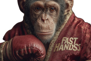 Boxing Chimpanzee Vinyl Car Decal Sticker – Waterproof & UV-Resistant 8" Boxing Chimpanzee Vinyl Car Decal Sticker – Waterproof & UV-Resistant 8"