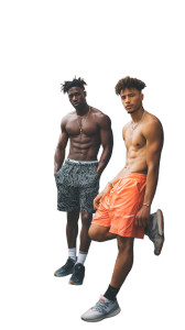 Muscular Duo Portrait Vinyl Car Decal Sticker – Waterproof & UV-Resistant 8" Muscular Duo Portrait Vinyl Car Decal Sticker – Waterproof & UV-Resistant 8"