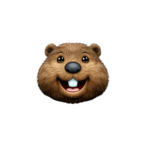 Cartoon Beaver Emoji Vinyl Car Decal Sticker – Waterproof & UV-Resistant 8" Cartoon Beaver Emoji Vinyl Car Decal Sticker – Waterproof & UV-Resistant 8"