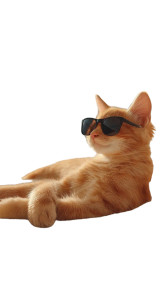 Sunbathing Kitten Yacht Vinyl Car Decal Sticker – Waterproof & UV-Resistant 8" Sunbathing Kitten Yacht Vinyl Car Decal Sticker – Waterproof & UV-Resistant 8"