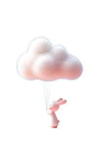 Bunny Eating Cloud Vinyl Car Decal Sticker – Waterproof & UV-Resistant 8" Bunny Eating Cloud Vinyl Car Decal Sticker – Waterproof & UV-Resistant 8"