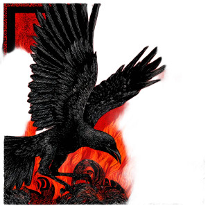 Infernal Yatagarasu Vinyl Car Decal Sticker – Waterproof & UV-Resistant 8"