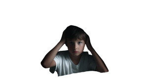 Nightmare Suffering Boy Vinyl Car Decal Sticker – Waterproof & UV-Resistant 8"