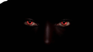 Demonic Eyes Vinyl Car Decal Sticker – Waterproof & UV-Resistant 8"