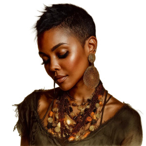 Stylized Black Woman Vinyl Car Decal Sticker – Waterproof & UV-Resistant 8"