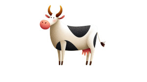 Gentle Cow Vinyl Car Decal Sticker – Waterproof & UV-Resistant 8" Gentle Cow Vinyl Car Decal Sticker – Waterproof & UV-Resistant 8"
