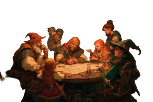 Tavern Adventurers Gathering Vinyl Car Decal Sticker – Waterproof & UV-Resistant 8"