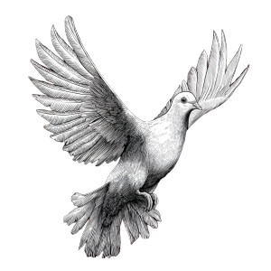 Holy Spirit V2 Vinyl Car Decal Sticker – Waterproof & UV-Resistant 8"