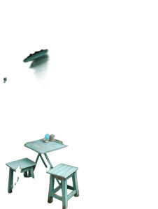 Tea Garden Delight Vinyl Car Decal Sticker – Waterproof & UV-Resistant 8"