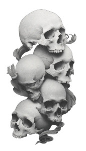 Skull River Tattoo V2 Vinyl Car Decal Sticker – Waterproof & UV-Resistant 8"