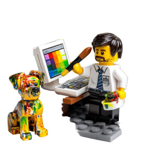 Lego Family Scene V2 Vinyl Car Decal Sticker – Waterproof & UV-Resistant 8"