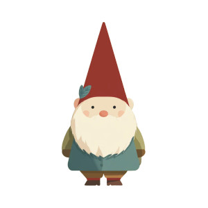 Cute Gnome Drawing Vinyl Car Decal Sticker – Waterproof & UV-Resistant 8" Cute Gnome Drawing Vinyl Car Decal Sticker – Waterproof & UV-Resistant 8"