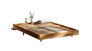 Wooden Slatted Bed Vinyl Car Decal Sticker – Waterproof & UV-Resistant 8"