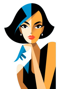 Brunette Fashion Portrait Vinyl Car Decal Sticker – Waterproof & UV-Resistant 8" Brunette Fashion Portrait Vinyl Car Decal Sticker – Waterproof & UV-Resistant 8"