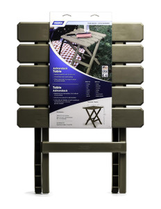 Adirondack Style Folding Table | Sturdy Molded Plastic | Easy Setup | Perfect Side Table | Pool, Beach, Camping | Durable & Resistant Adirondack Style Folding Table | Sturdy Molded Plastic | Easy Setup | Perfect Side Table | Pool, Beach, Camping | Durable & Resistant