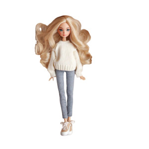 Fashion Doll Set Vinyl Car Decal Sticker – Waterproof & UV-Resistant 8"