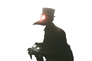 Steampunk Plague Doctor Vinyl Car Decal Sticker – Waterproof & UV-Resistant 8" Steampunk Plague Doctor Vinyl Car Decal Sticker – Waterproof & UV-Resistant 8"
