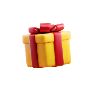 Pixar Gift Box Vinyl Car Decal Sticker – Waterproof & UV-Resistant 8"