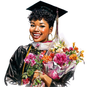 Graduating Student Joy Vinyl Car Decal Sticker – Waterproof & UV-Resistant 8"