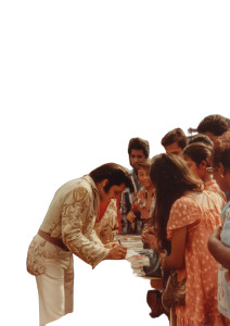Elvis Presley Signing Vinyl Car Decal Sticker – Waterproof & UV-Resistant 8"