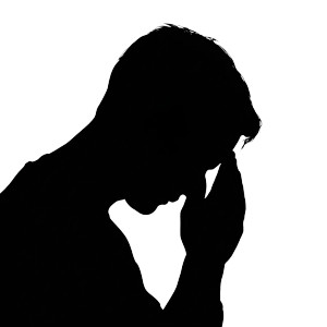 Despair Silhouette Vinyl Car Decal Sticker – Waterproof & UV-Resistant 8"