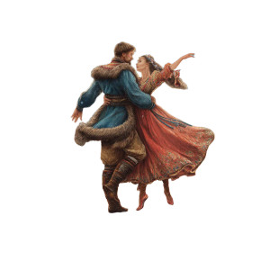 Russian Dance Cover Vinyl Car Decal Sticker – Waterproof & UV-Resistant 8"