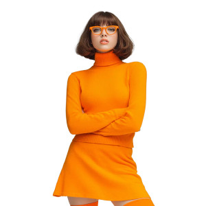 Velma Dinkley Portrait Vinyl Car Decal Sticker – Waterproof & UV-Resistant 8"