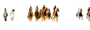 Golden Horse Riders Vinyl Car Decal Sticker – Waterproof & UV-Resistant 8" Golden Horse Riders Vinyl Car Decal Sticker – Waterproof & UV-Resistant 8"