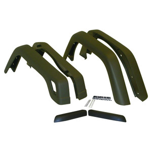 Enhance Your Jeep Wrangler TJ with Crown Automotive Fender Flares | OE Width, Easy Install, Durable Plastic Set of 6 Enhance Your Jeep Wrangler TJ with Crown Automotive Fender Flares | OE Width, Easy Install, Durable Plastic Set of 6