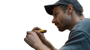 Technician Installing Submeter Vinyl Car Decal Sticker – Waterproof & UV-Resistant 8"