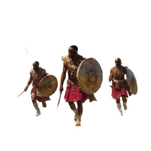 Nubian Warriors Charging Vinyl Car Decal Sticker – Waterproof & UV-Resistant 8" Nubian Warriors Charging Vinyl Car Decal Sticker – Waterproof & UV-Resistant 8"