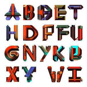 Alphabet Vinyl Car Decal Sticker – Waterproof & UV-Resistant 8"